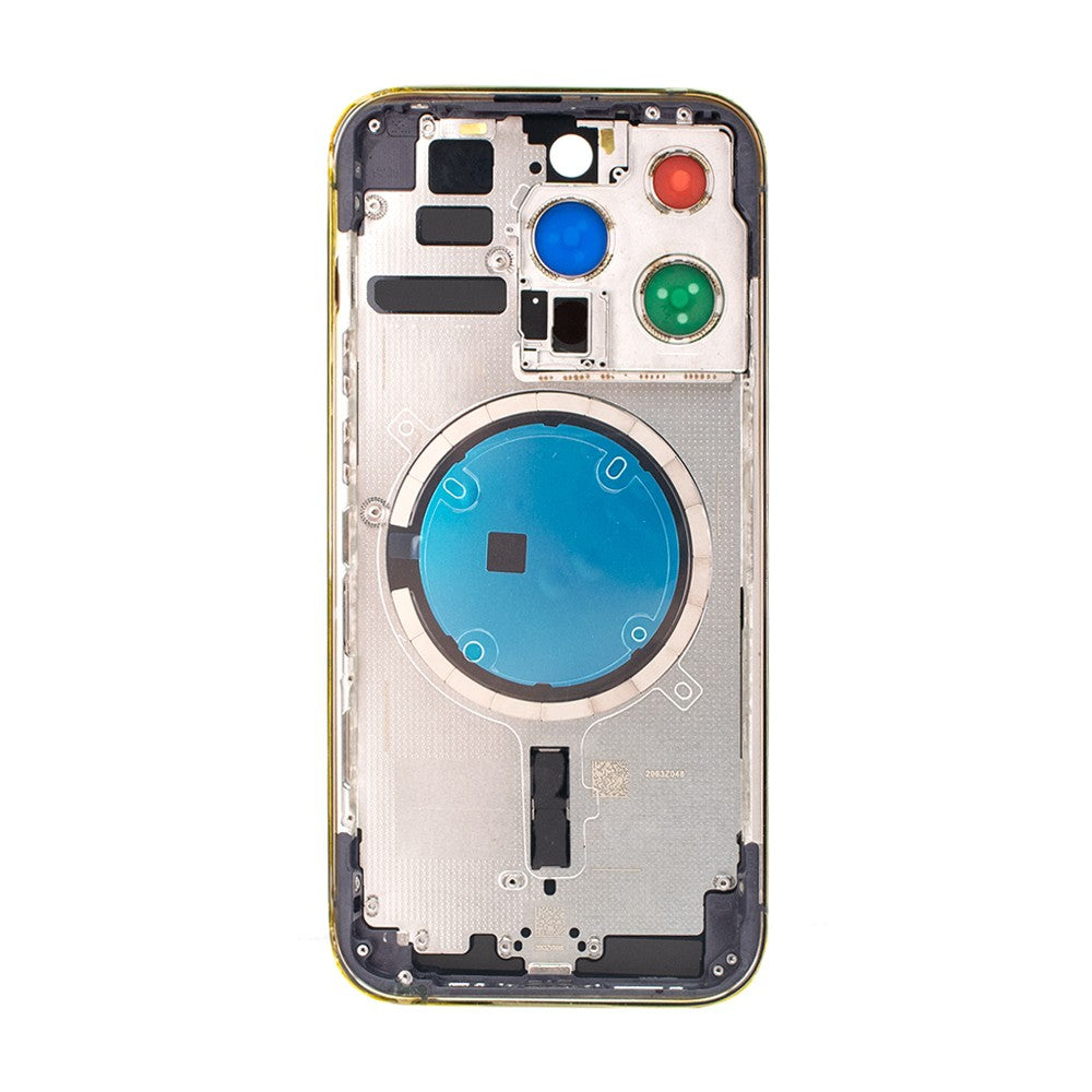 Rear Housing for iPhone 14 Pro (NO LOGO)-Deep Purple Rear Housing for iPhone 14 Pro (NO LOGO)-Deep Purple